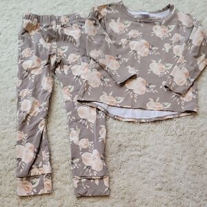 Jax And Lennon Floral Set 4/5yr